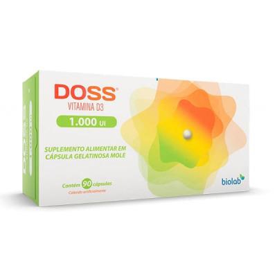 Vitamina D Doss 1000UI 90 Comprimidos