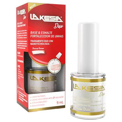 Esmalte LaKesia Duo Branco Quinoa 9ml