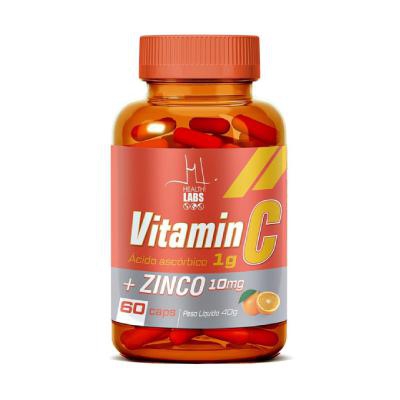 Vitamina C + Zinco Health Labs 90 Cápsulas