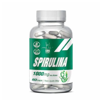 Spirulina Health Labs 1000mg 60 Cápsulas