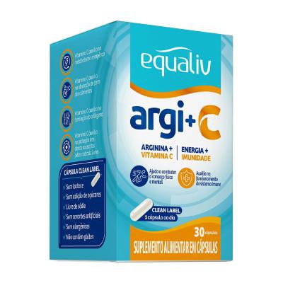 Suplemento Alimentar Argi C Equaliv 30 Cápsulas