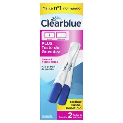 Teste de Gravidez Clearblue 2 Unidades