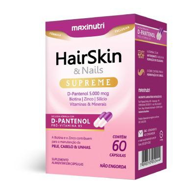Hair, Skin & Nails Supreme D-Pantenol 60 Cápsulas - MaxiNutri