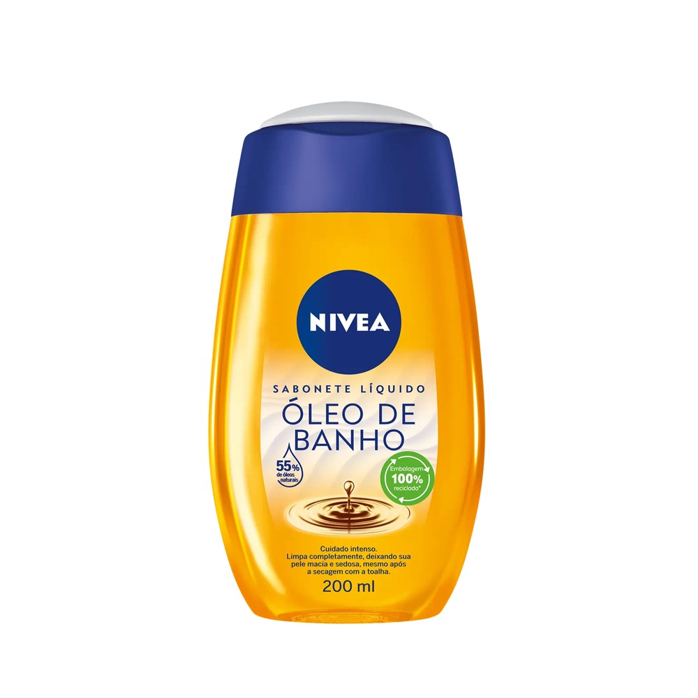 Sabonete Líquido Nivea Óleo de Banho 200ml