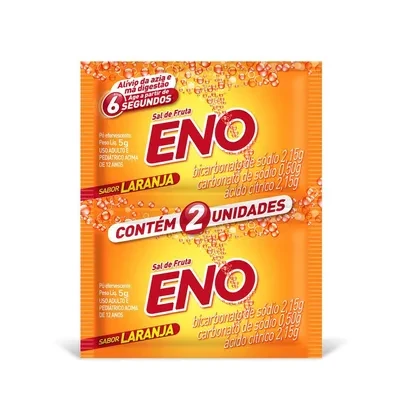 Sal de Fruta Eno Laranja 2 Envelopes