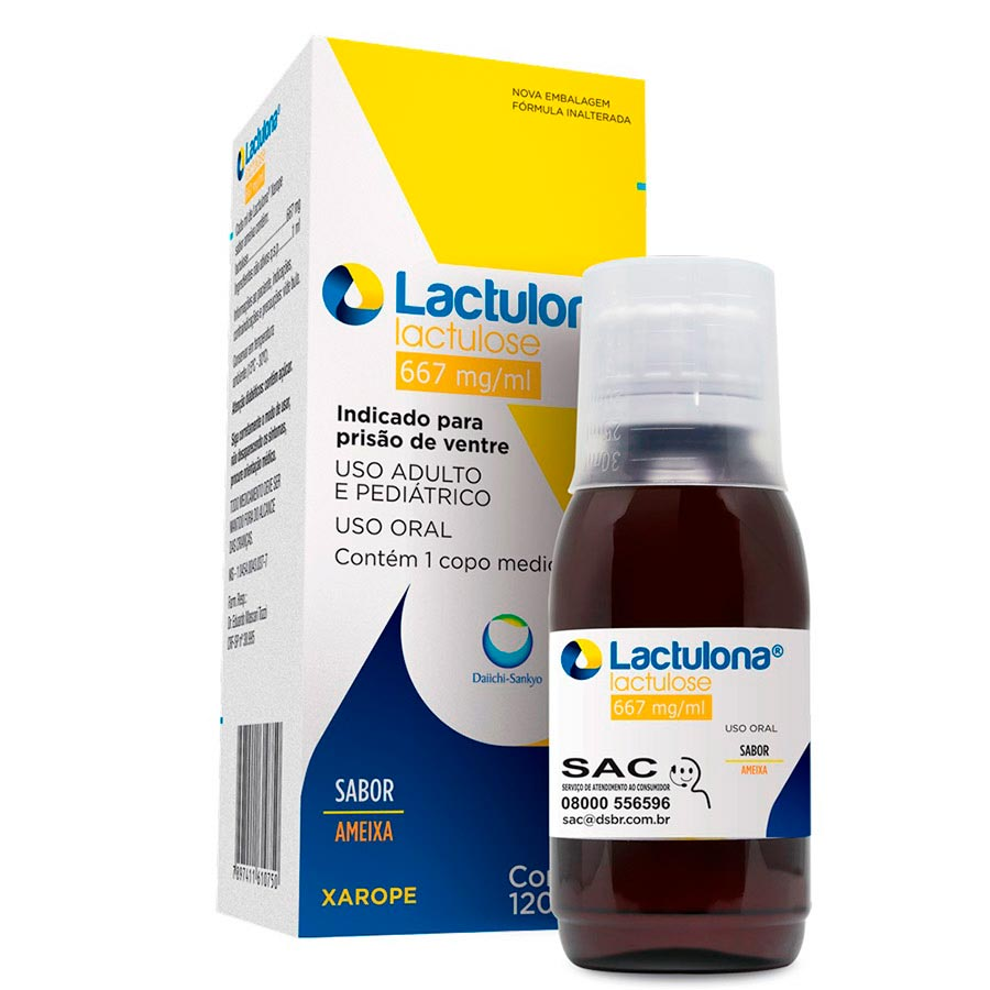 Lactulona Xarope 120ml Sabor Ameixa