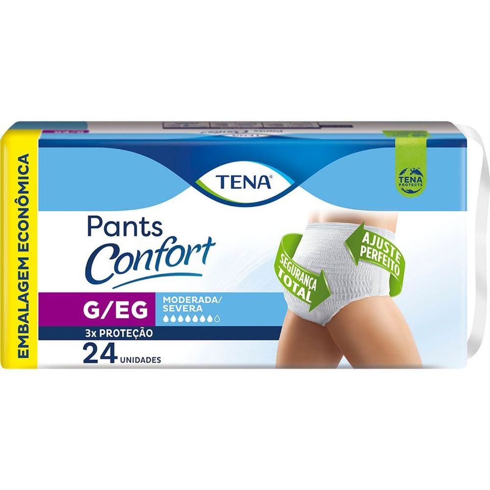 Roupa Intima Tena Pants Confort G/EG 24 Unidades
