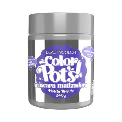 Máscara Matizadora Beauty Color Color Pot's! Violeta Blonde 240g