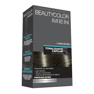 Tonalizante Gel Sem Amônia BeautyColor Men Louro Escuro