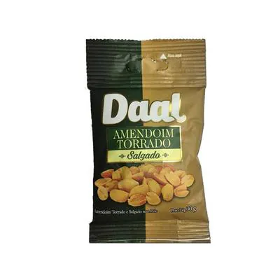 Amendoim Torrado Sem Pele Daal 30g