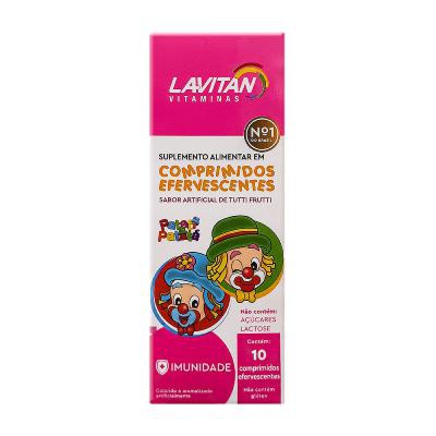 Suplemento Alimentar Lavitan Kids Tutti Frutti 10 Comprimidos