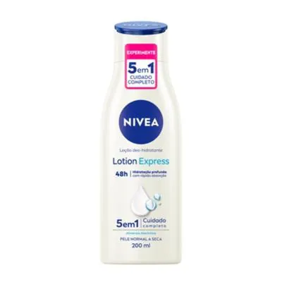 Loção Hidratante Nivea Lotion Express 48h Pele Normal 200ml
