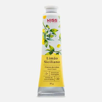 Creme Para Mãos Kiss New York Limão Siciliano 30g