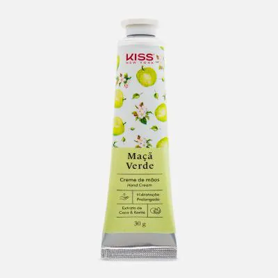 Creme Para Mãos Kiss New York Maçã Verde 30g