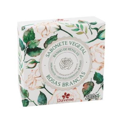 Sabonete Davene Vegetal Rosas Brancas 200g