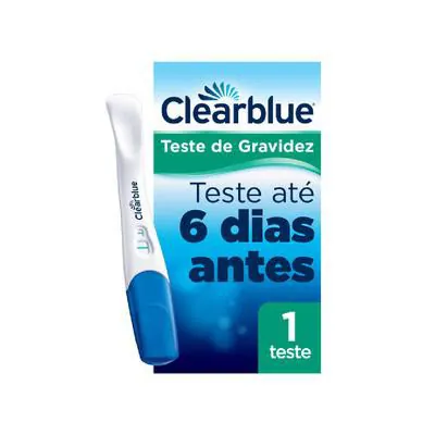 Teste De Gravidez Clearblue Saiba Antes 1 Unidade preço