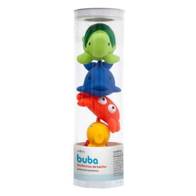 Bichinhos para Banho Buba Animais Aquáticos Tubo