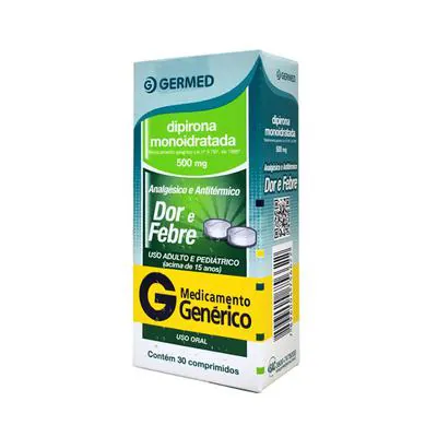 Dipirona Sódica 500mg 30Cpr Germed