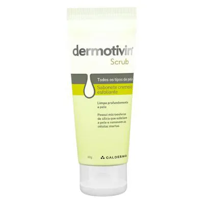 Sabonete Cremoso Esfoliante Dermotivin Scrub 60g