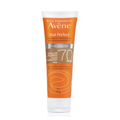 Protetor Solar Facial Avène Mat Perfect Fluido Clareador Médio FPS70 40g