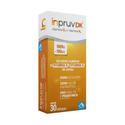 Inpruv DK 1.000UI+100MCG Vitamina D 30 Cápsulas Apsen