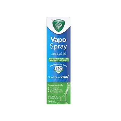 Descongestionante Nasal Vapor Spray Qualidade Vick 100ml