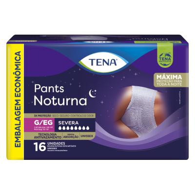 Roupa Íntima Tena Pants Noturna G/EG 16 Unidades