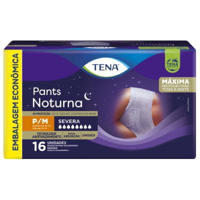 Roupa Íntima Tena Pants Noturna P/M 16 Unidades