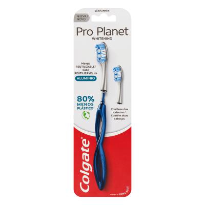 Escova Dental Colgate Pro Planet Whitening 2 Cabeças