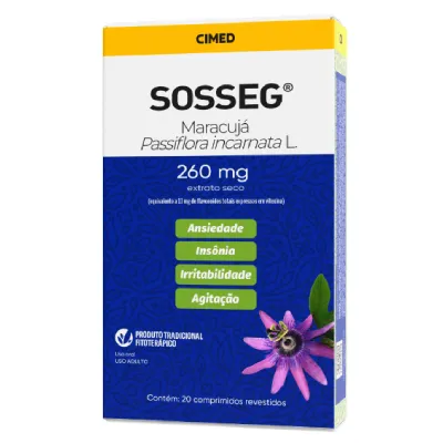 Sosseg 260mg 20 Comprimidos
