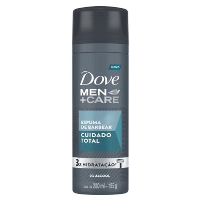 Espuma de Barbear Dove Men+Care Cuidado Total 200ml