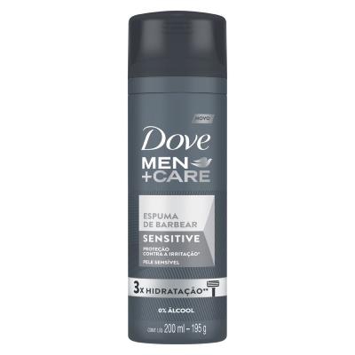 Espuma de Barbear Dove Men+Care Sensitive 200ml