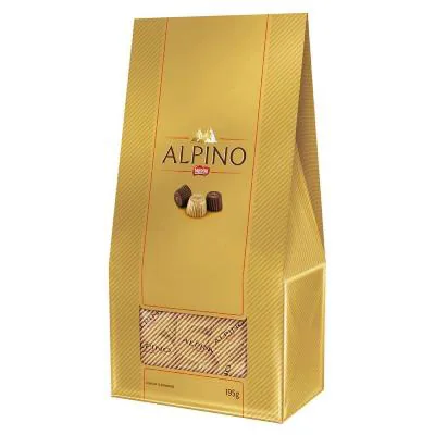Chocolate Nestlé Bombom Alpino ao Leite 195g