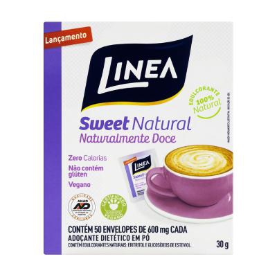 Adoçante Linea Sweet Natural em Pó 50 Sachês