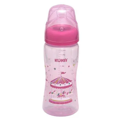 Mamadeira Kuka Essential Bico Ortodôntico Rosa 330ml