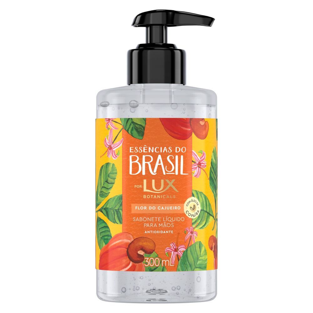 Sabonete Líquido para Mãos Lux Essências do Brasil Flor Cajueiro 300ml