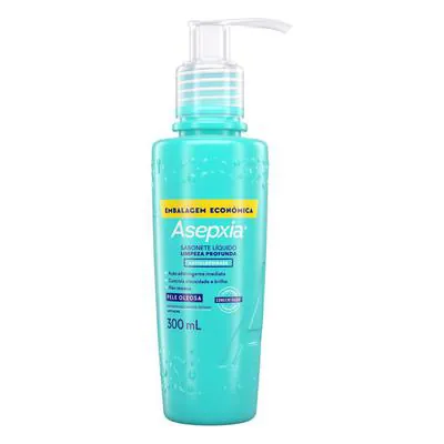 Sabonete Líquido Asepxia Limpeza Profunda 300ml