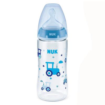Mamadeira Nuk First Choice Controle de Temperatura Azul Tamanho 2 300ml