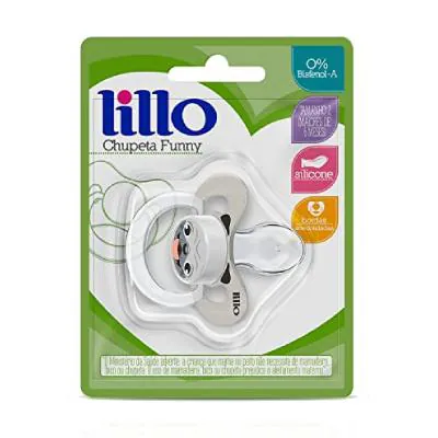 Chupeta Lillo Funny Ortodôntica Silicone Cachorro Tamanho 2