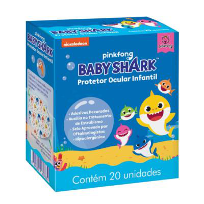 Protetor Ocular Infantil Cremer Shark Baby 20 Unidades