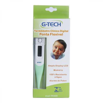 Termômetro Clínico Digital G-Tech com Ponta Flexível TH400