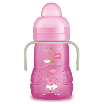 Copo Mam de Transição Trainer + Night Rosa 220ml