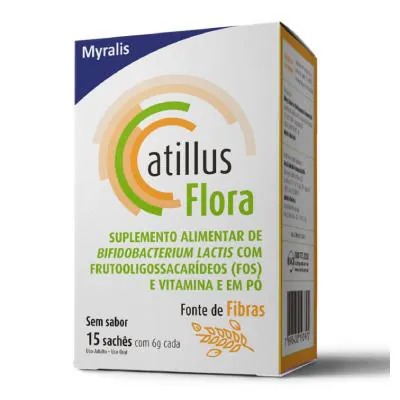 Atillus Flora Fibras em Pó 15 Sachês 6g