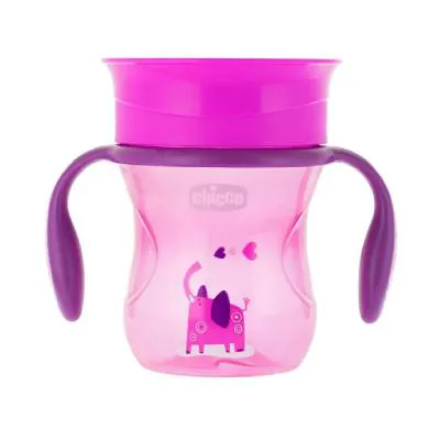 Copo Chicco Perfect Cup 360 12M+ Rosa 200ml
