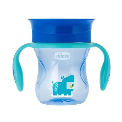 Copo Chicco Perfect Cup 360 12M+ Azul 200ml