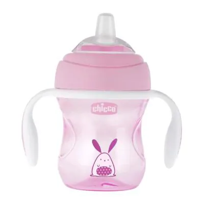 Copo Chicco Transition 4M+ Rosa 200ml