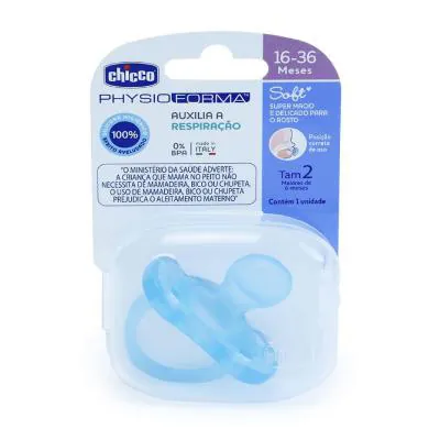 Chupeta Chicco Physio Forma Soft 16-36M Azul