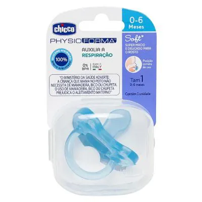 Chupeta Chicco Physio Forma Soft 0-6M Azul