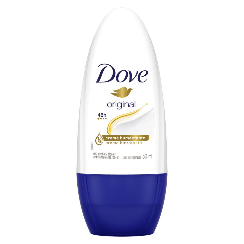 Desodorante Antitranspirante Roll-On Dove Original 50ml