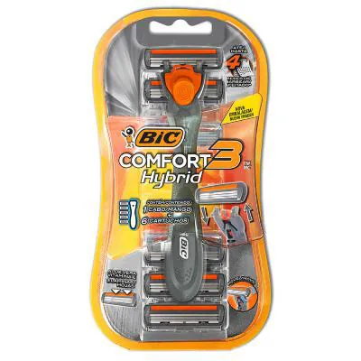 Aparelho de Barbear Bic Comfort 3 Hybrid